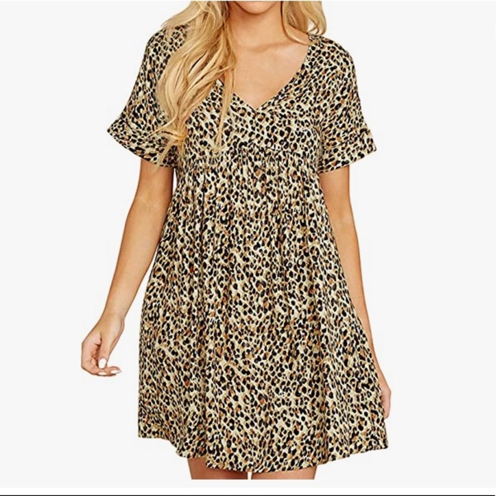 Women's Summer Dress Casual Mini Tunic 
( BRAND NEW IN PACKGE )